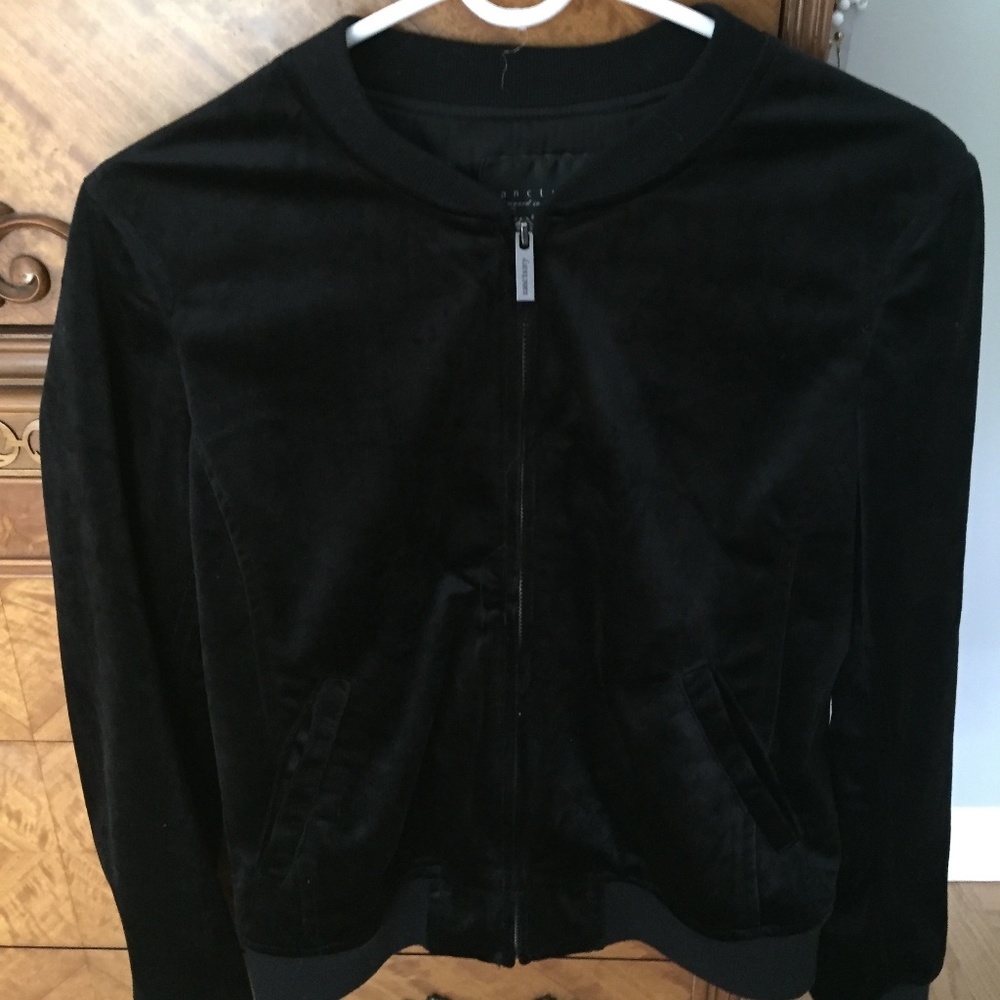 Sanctuary Faux Velvet Bomber Jacket